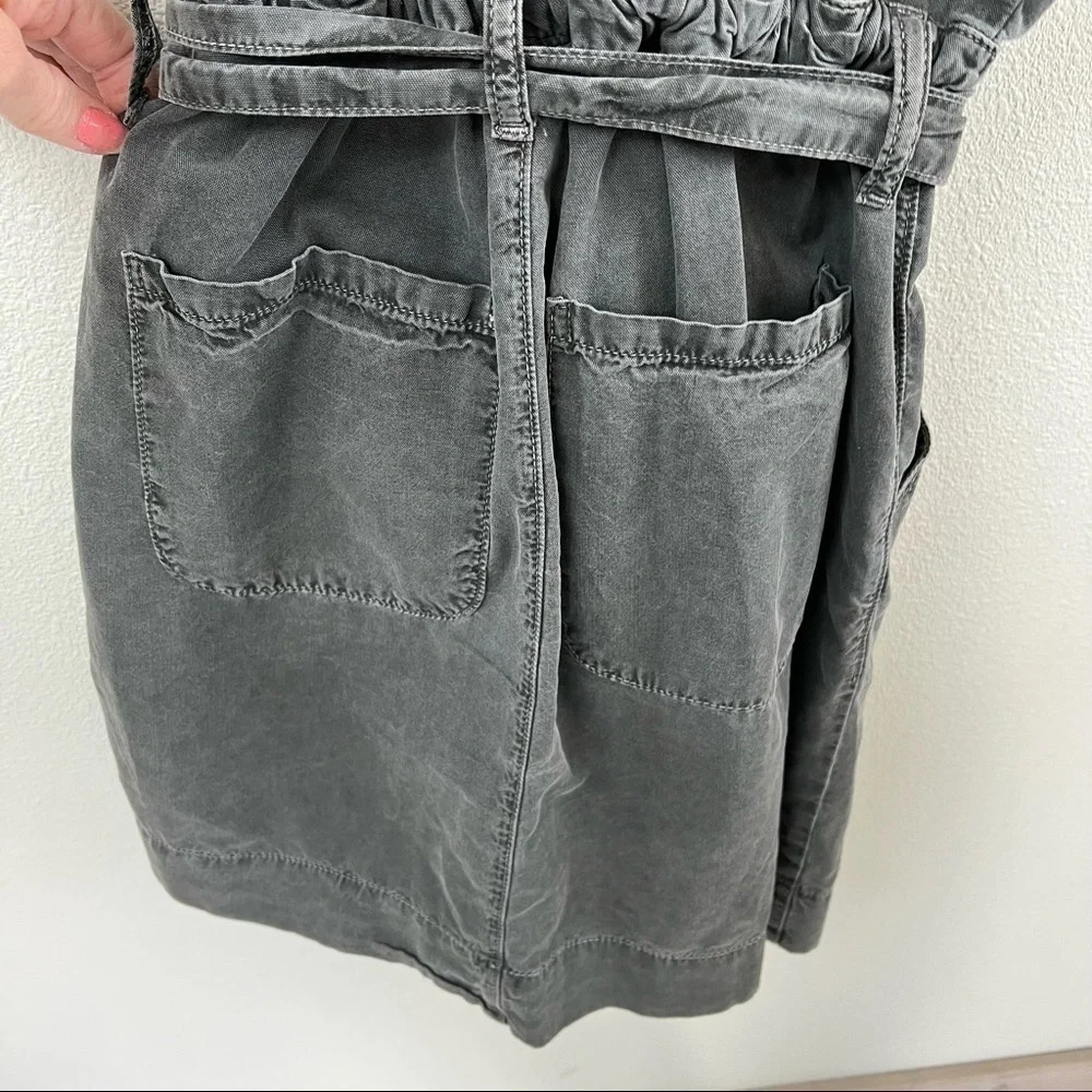 NSF Polly Zip Dress Cotton Pigment Black Denim Casual Women’s Streetwear 0 - Picture 9 of 13